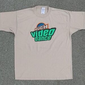 Vintage 90s MuchMusic Video Dance T-Shirt XL Made in Canada Fruit of the Loom
